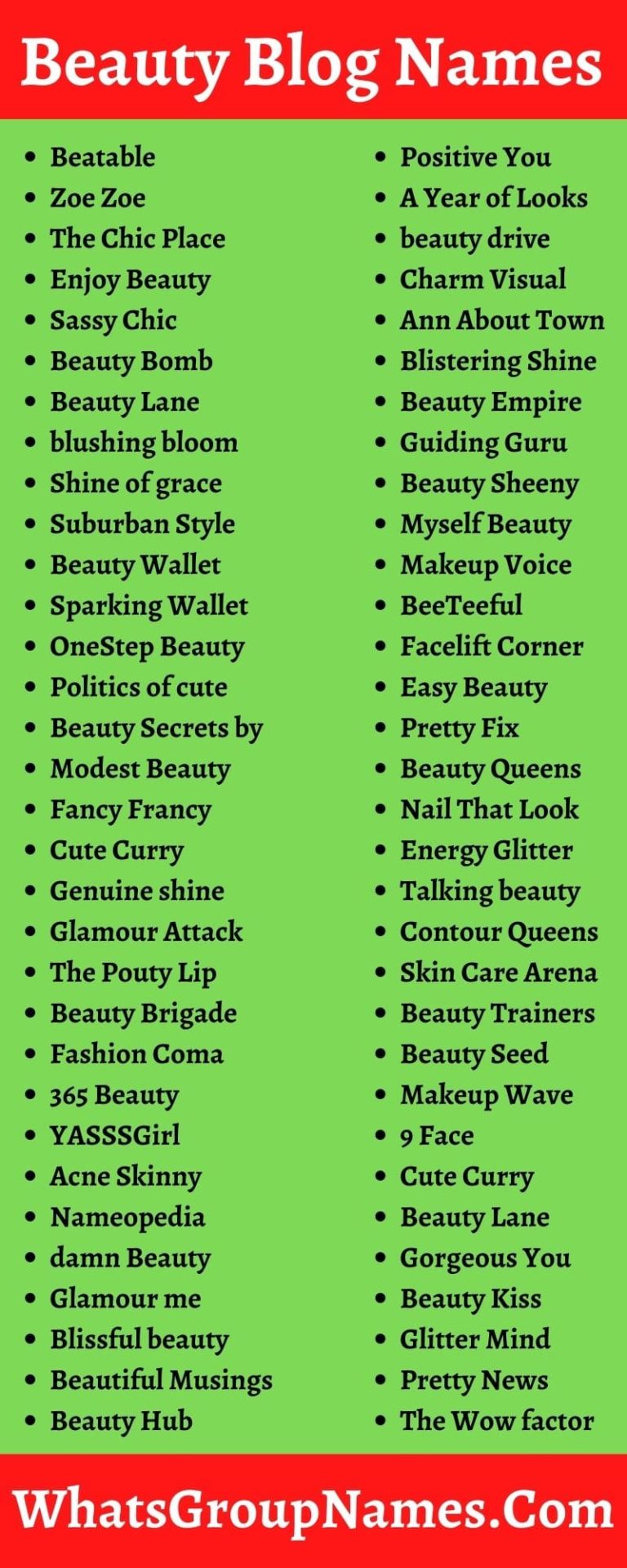 343+ Beauty Blog Names & Makeup Blog Names Ideas [2021]