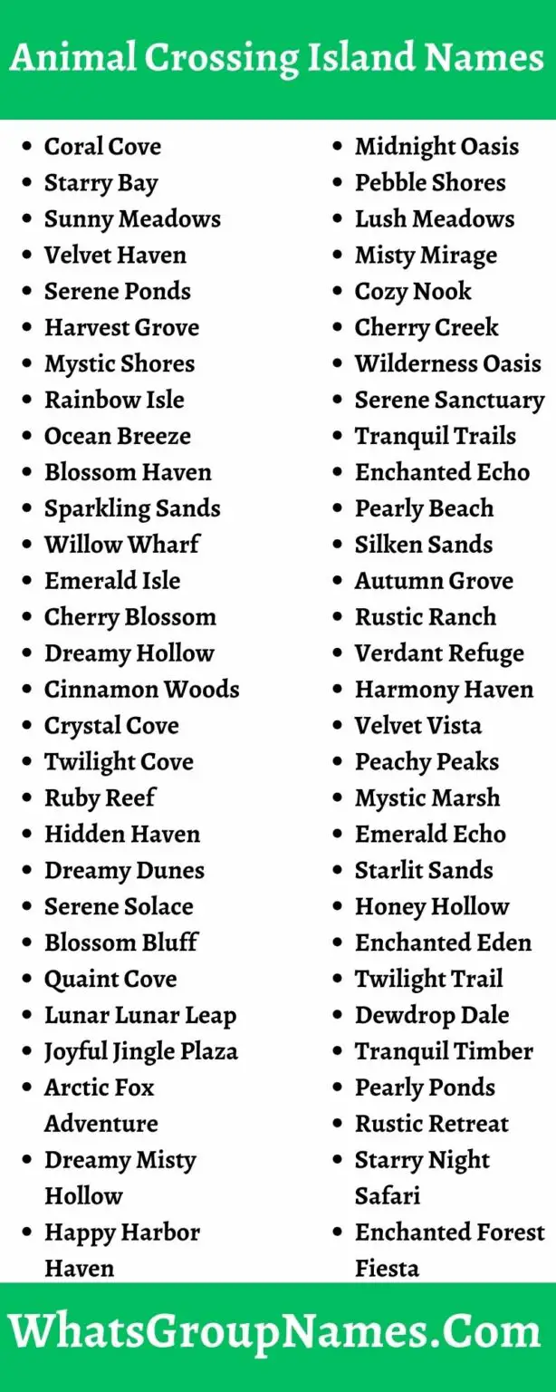 277+ Animal Crossing Island Names To Represent Properly